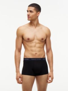 7-Pack Signature Logo Waistband Trunks — Blue 7