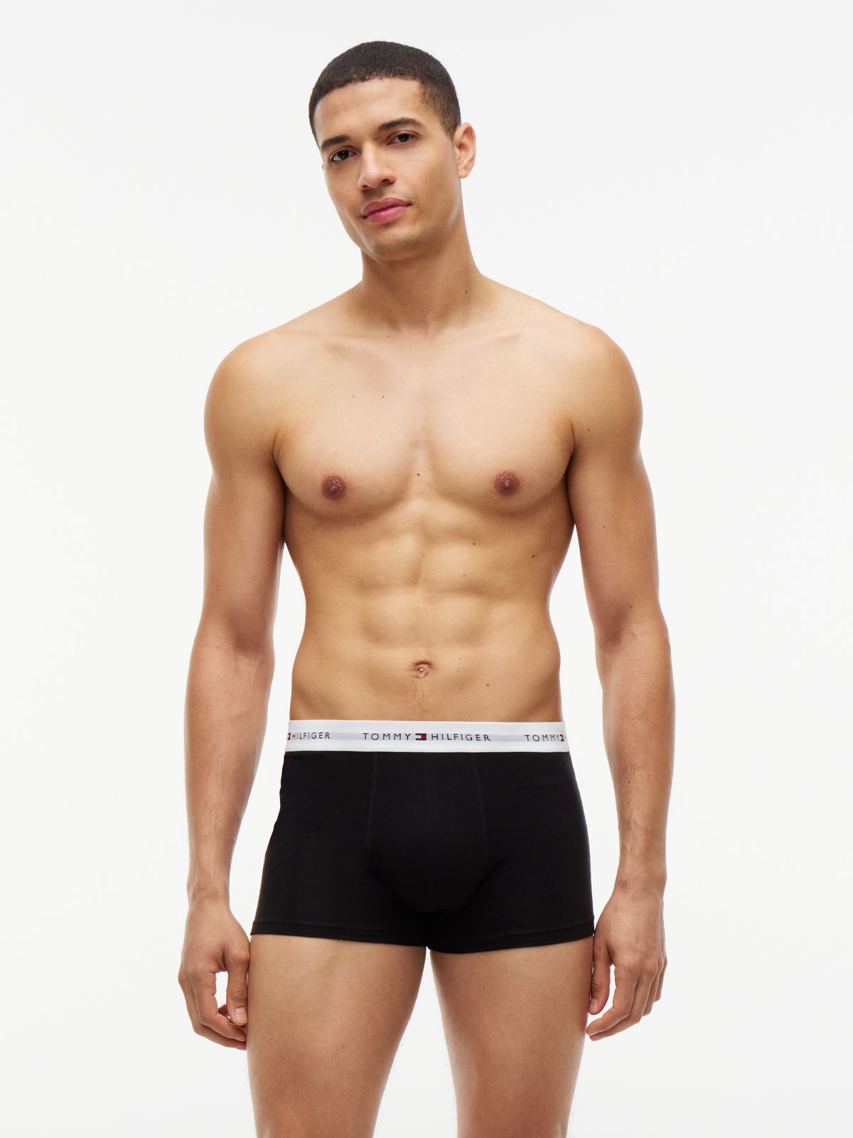 7-Pack Signature Logo Waistband Trunks — Blue