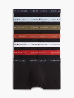 7-Pack Signature Logo Waistband Trunks — Blue 1