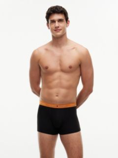 7-Pack Signature Logo Waistband Trunks — Yellow 7