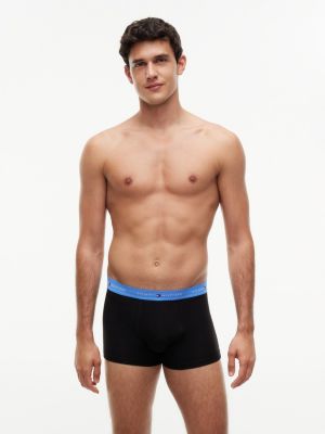 yellow 7-pack signature logo waistband trunks for men tommy hilfiger