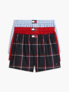 3-Pack Heritage Print Woven Boxer Shorts — Pink 1