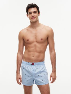 lot de 3 caleçons tissés heritage à motif plusieurs couleurs pour hommes tommy hilfiger