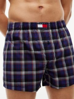 3-Pack Heritage Print Woven Boxer Shorts — Blue 4