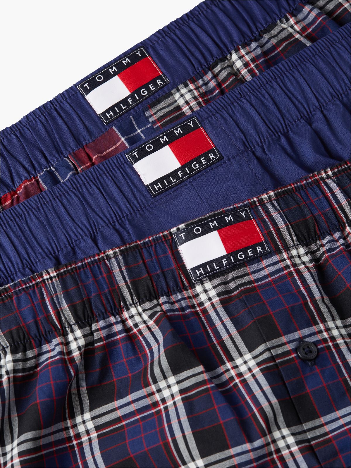 3-Pack Heritage Print Woven Boxer Shorts — Blue