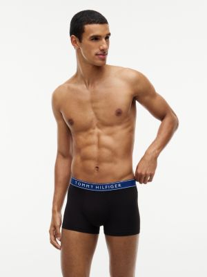 yellow 5-pack essential logo waistband trunks for men tommy hilfiger