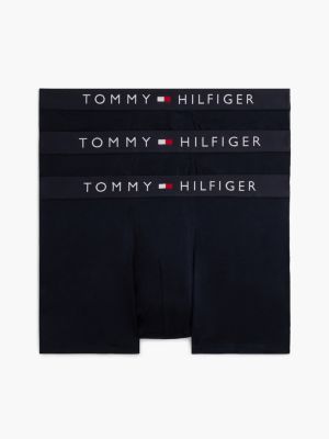 multi 3-pack th original logo waistband trunks for men tommy hilfiger