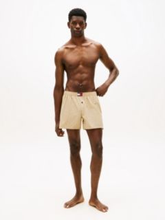 Heritage Woven Poplin Boxer Shorts — Green 2