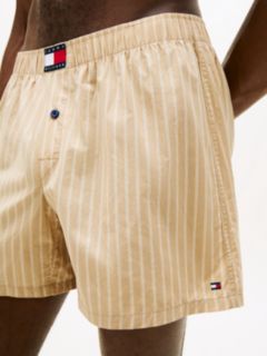 Heritage Woven Poplin Boxer Shorts — Green 3