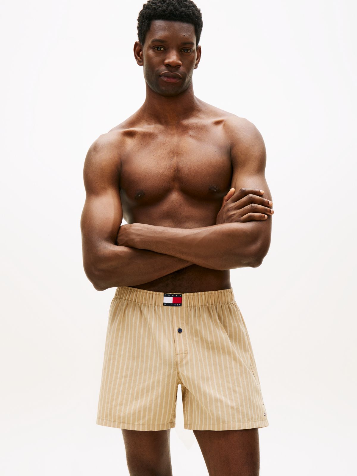 Heritage Woven Poplin Boxer Shorts — Green