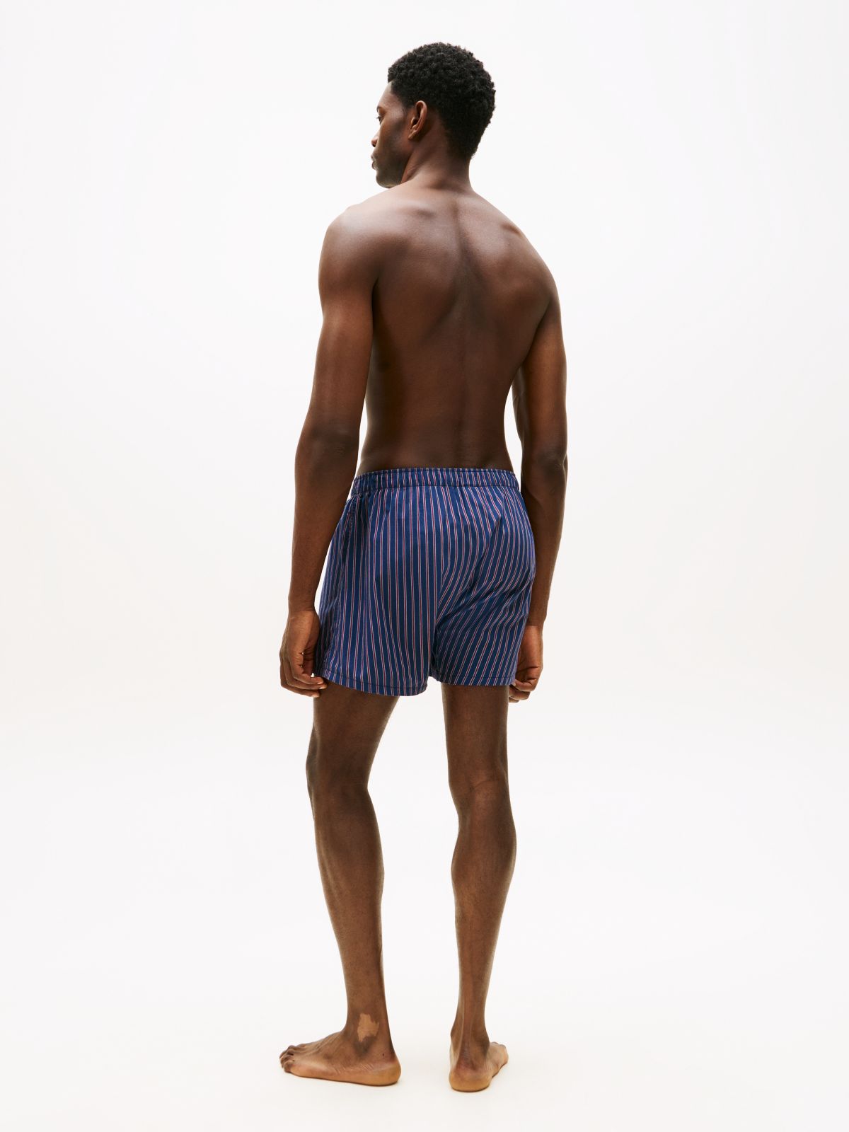 Heritage Woven Poplin Boxer Shorts — Blue