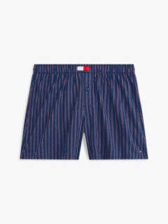 Heritage Woven Poplin Boxer Shorts — Blue 5
