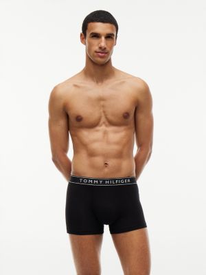 yellow 5-pack essential logo waistband trunks for men tommy hilfiger