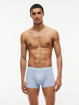 yellow 5-pack essential logo waistband trunks for men tommy hilfiger