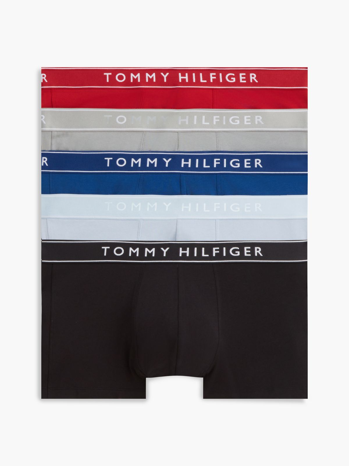 5-Pack Essential Logo Waistband Trunks — Yellow