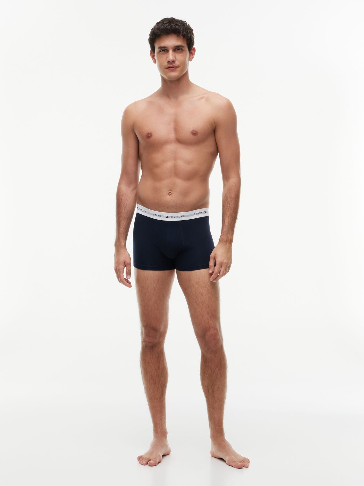 5-Pack Signature Logo Waistband Trunks — Red