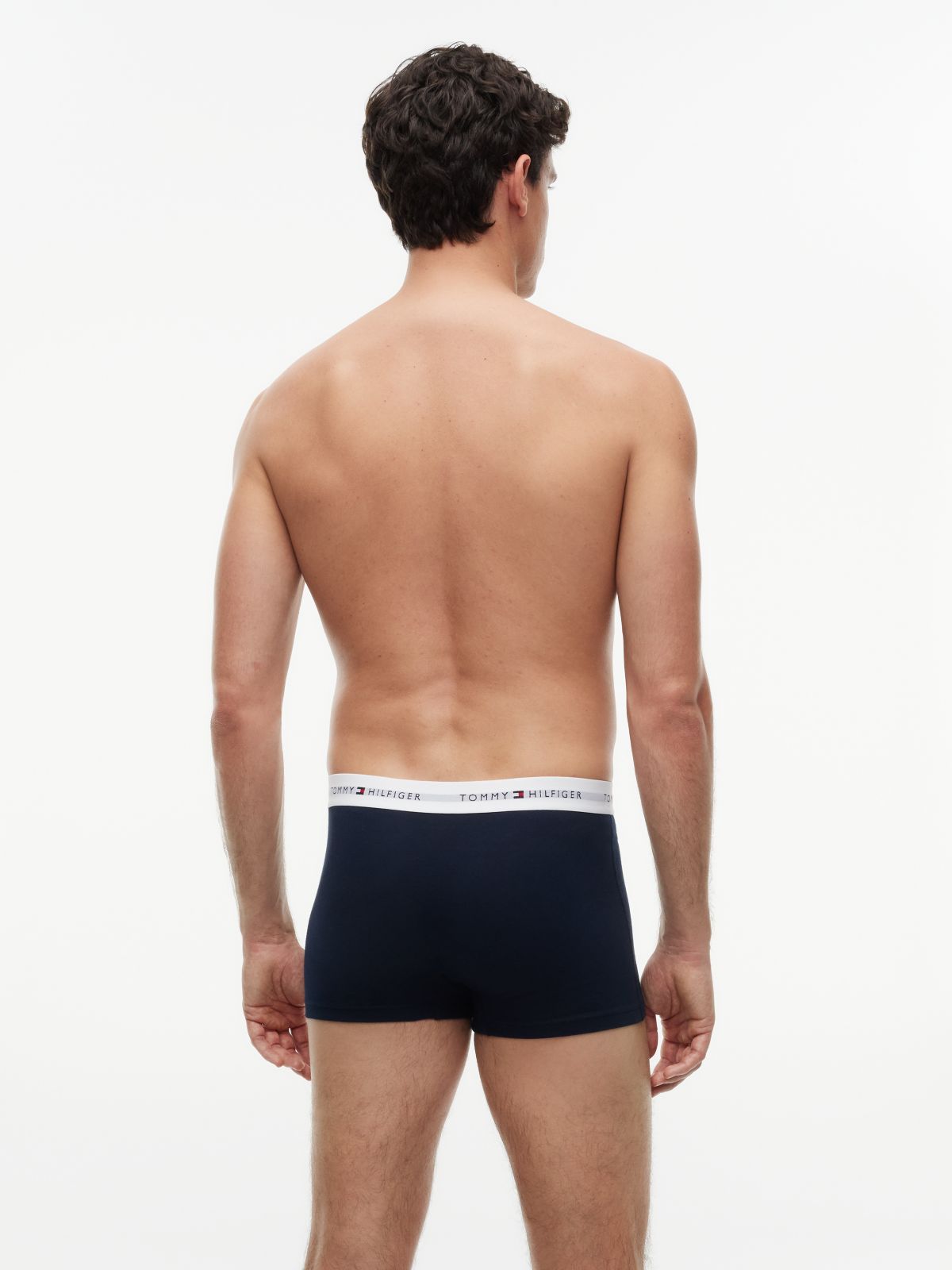 5-Pack Signature Logo Waistband Trunks — Red