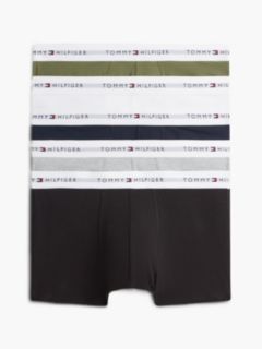 5-Pack Signature Logo Waistband Trunks — Red 1
