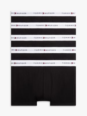 multi 5-pack signature repeat logo waistband trunks for men tommy hilfiger