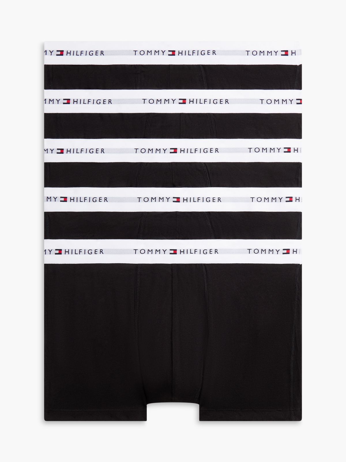 5-Pack Signature Logo Waistband Trunks — Multi