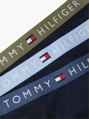 gold 3-pack th original logo waistband trunks for men tommy hilfiger