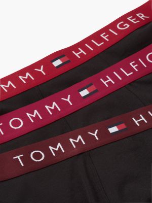 white 3-pack th original logo waistband trunks for men tommy hilfiger