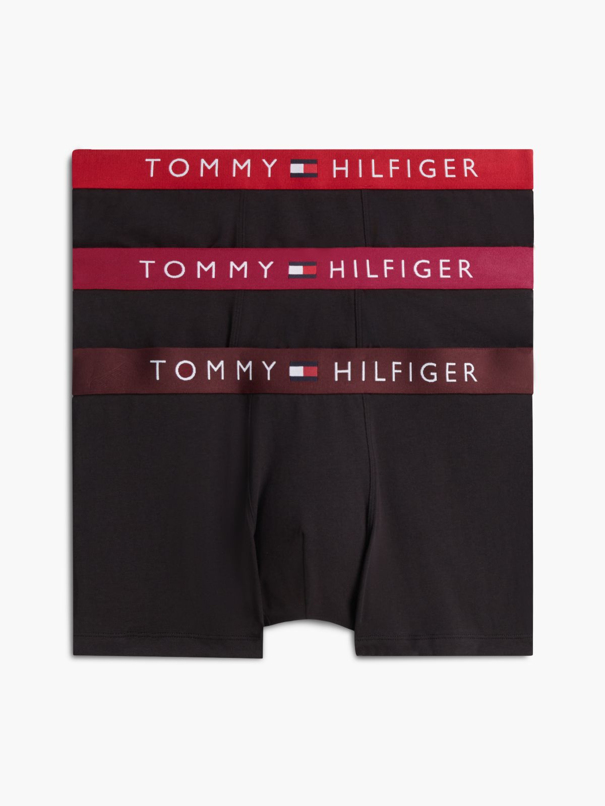 3-Pack TH Original Logo Waistband Trunks — White