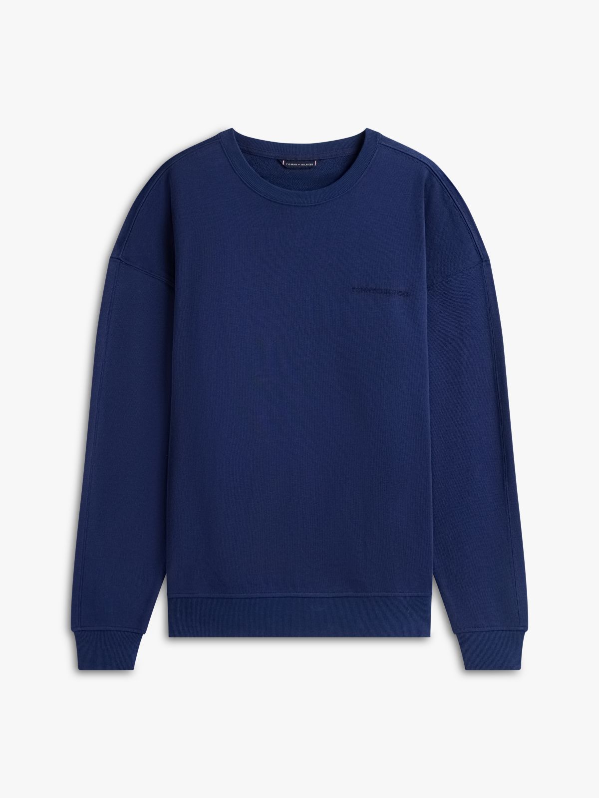 Essential Logo Terry Lounge Track Top — Blue