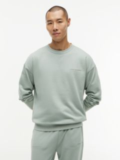 Essential Logo Terry Lounge Track Top — Grey 1