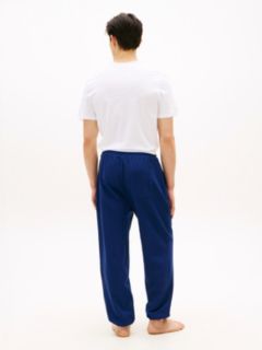 Essential Terry Cuffed Lounge Joggers — Blue 4