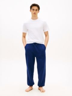 Essential Terry Cuffed Lounge Joggers — Blue 1