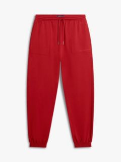 Essential Terry Cuffed Lounge Joggers — Red 5