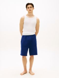 Essential Logo Terry Lounge Shorts — Blue 1