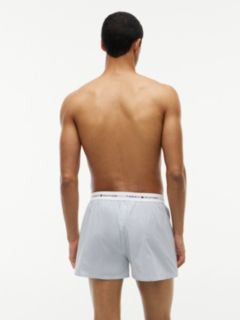 2-Pack Signature Logo Print Boxer Shorts — Blue 5