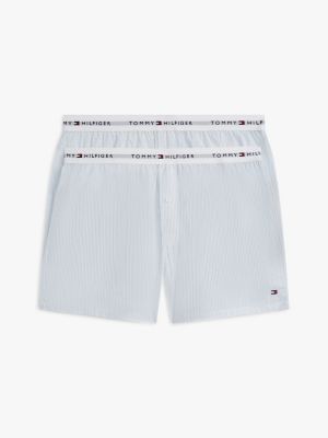 blue 2er-pack signature boxershorts mit streifen für herren - tommy hilfiger