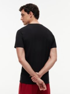 3-Pack Premium Essential V-Neck Lounge T-Shirts — Black 5
