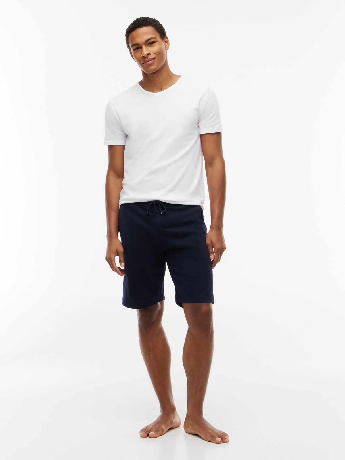 3-Pack Premium Essential V-Neck Lounge T-Shirts — White
