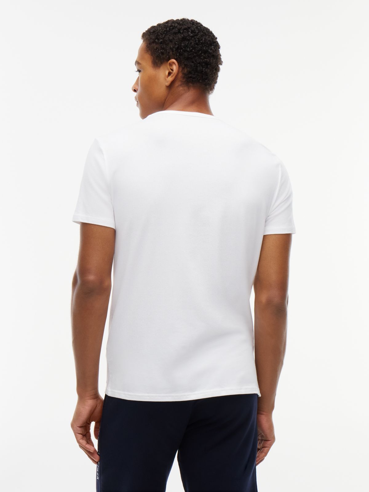 3-Pack Premium Essential V-Neck Lounge T-Shirts — White