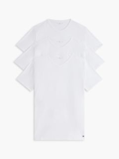 3-Pack Premium Essential V-Neck Lounge T-Shirts — White 1
