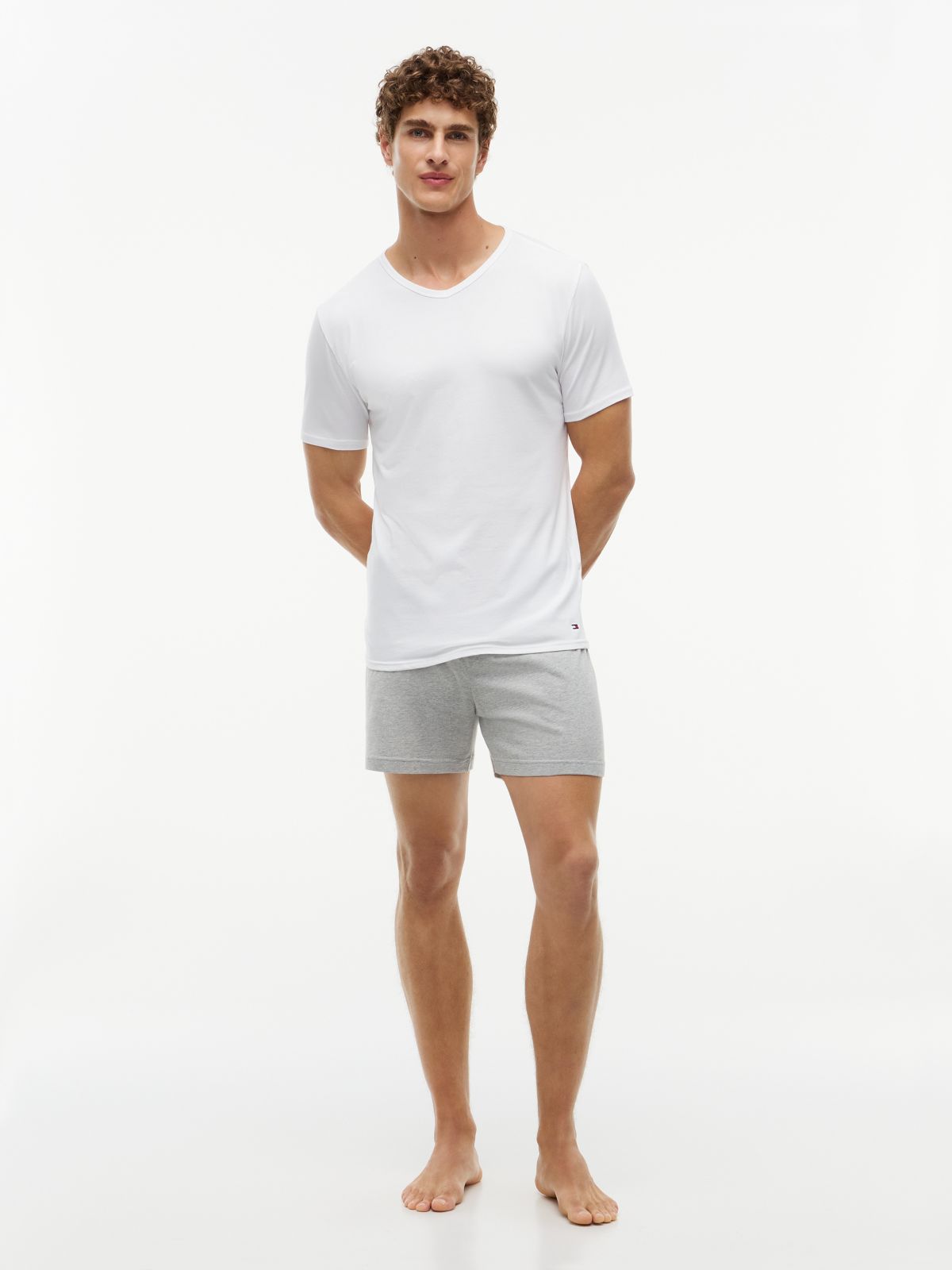 3-Pack Premium Essential V-Neck Lounge T-Shirts — Multi