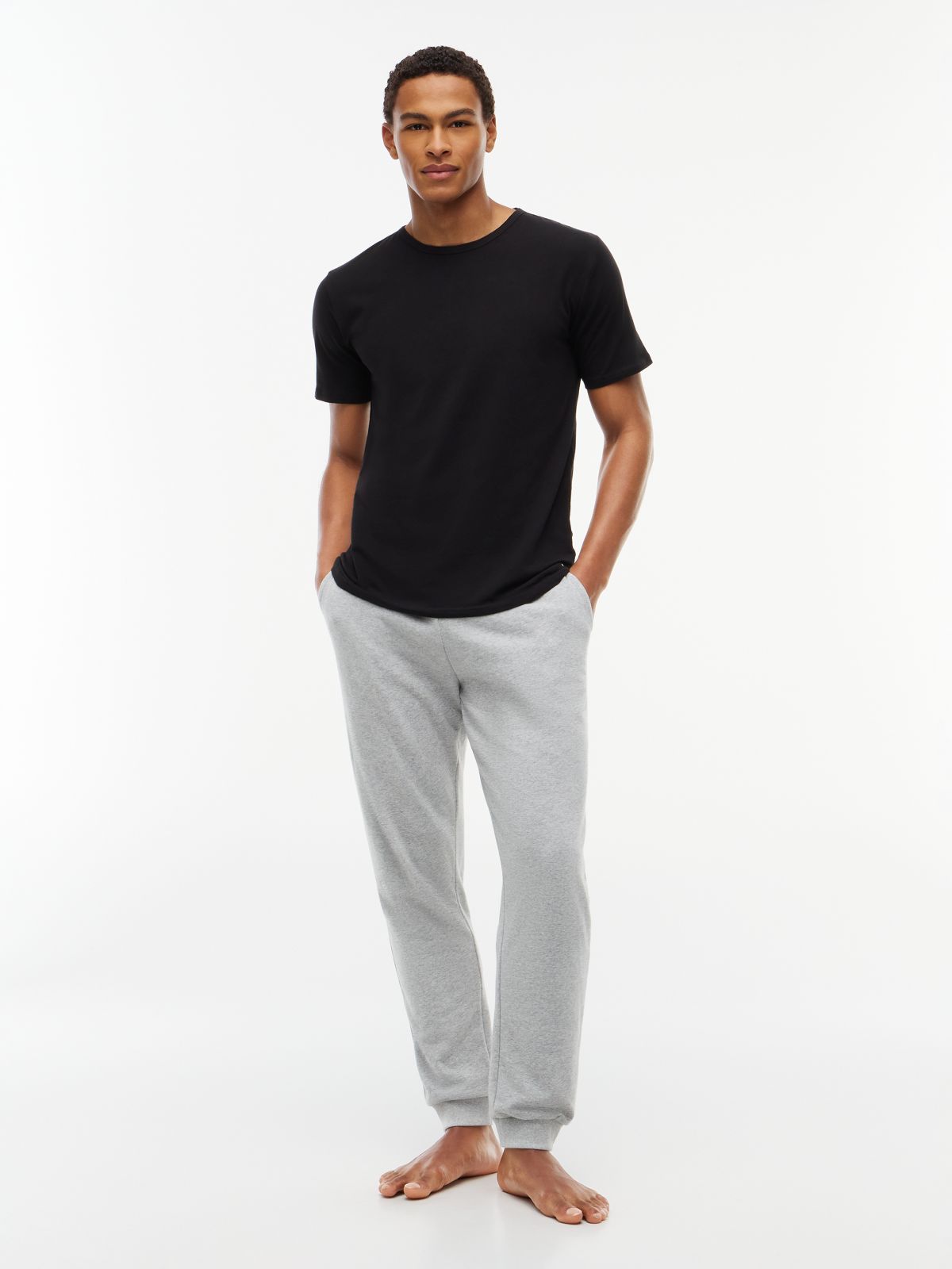 3-Pack Premium Essential Lounge T-Shirts — Black