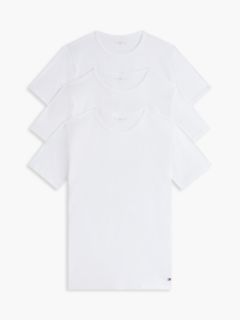 3-Pack Premium Essential Lounge T-Shirts — White 1