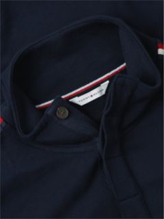 Global Stripe Button Lounge Sweatshirt — Blue 6