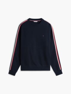 Global Stripe Terry Track Top — Blue 5