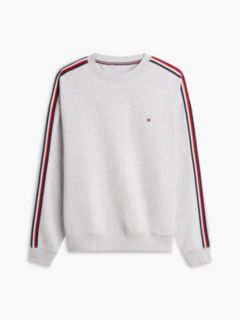 Global Stripe Terry Track Top — Grey 5