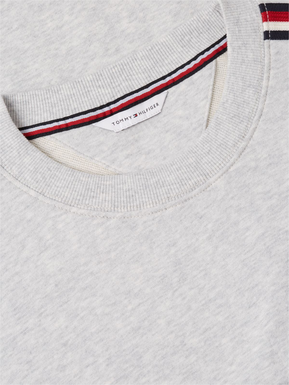 Global Stripe Terry Track Top — Grey