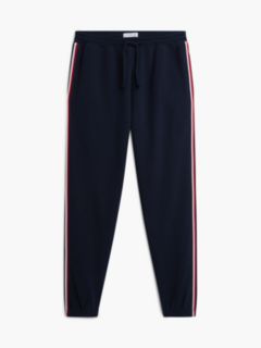 Global Stripe Terry Lounge Joggers — Blue 5