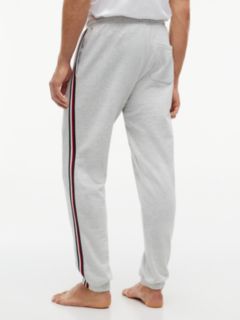 Global Stripe Terry Lounge Joggers — Grey 4