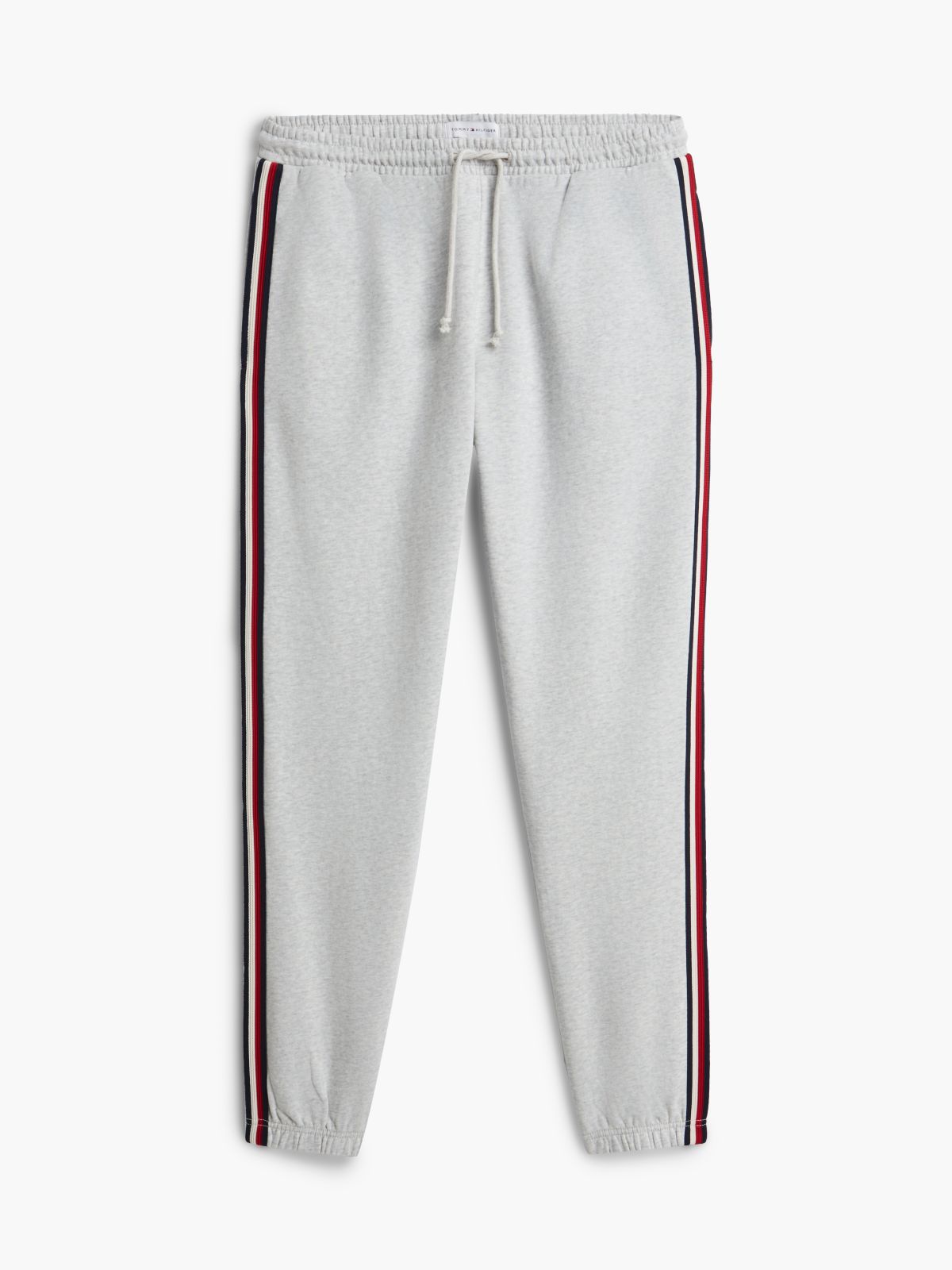Global Stripe Terry Lounge Joggers — Grey