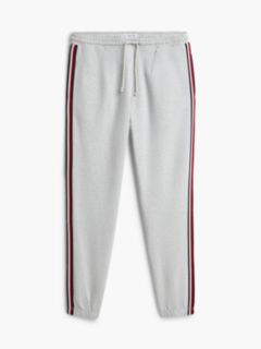 Global Stripe Terry Lounge Joggers — Grey 5